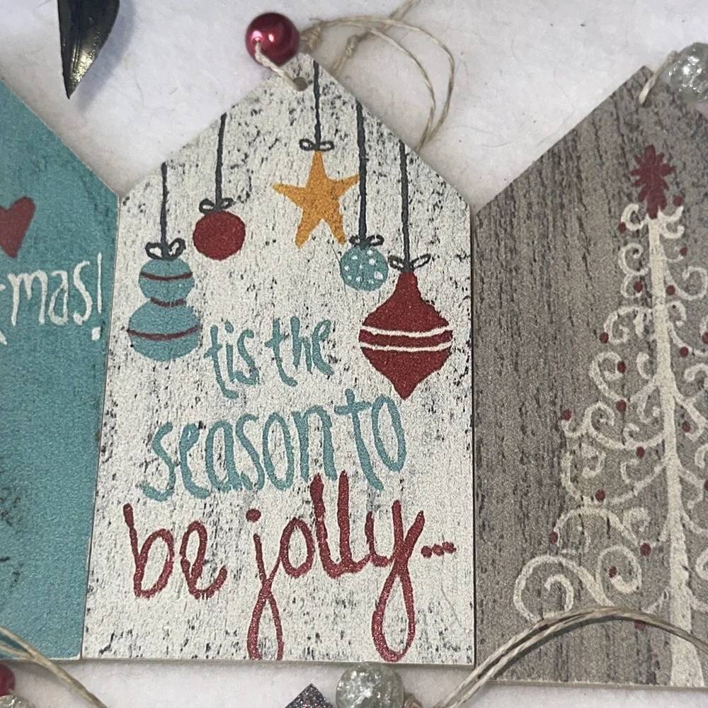Handmade wooden ornament Scripted Simplicity Handcrafted Rustic Cottage Core NEW